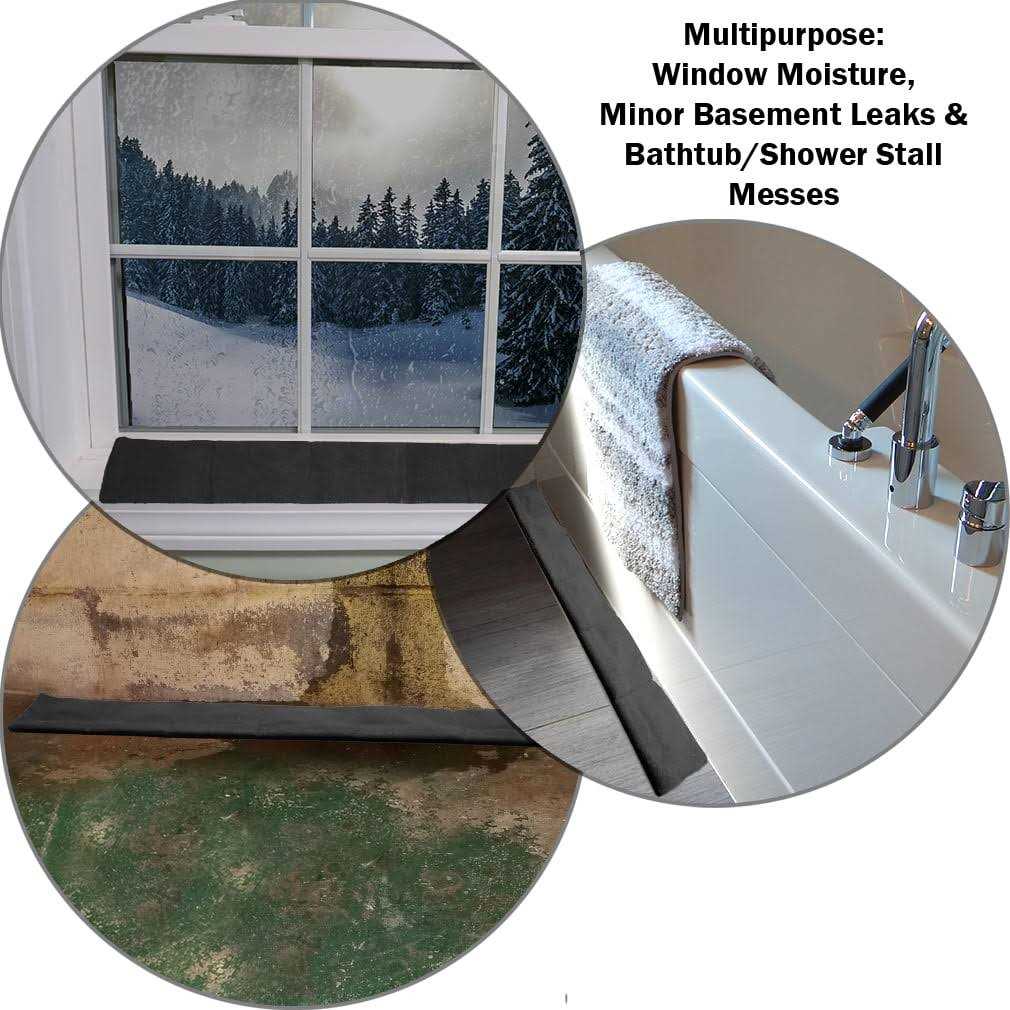 Evelots Moisture Snake Absorbs Water/Leak/Spills-3 Feet-Reusable - Image 3