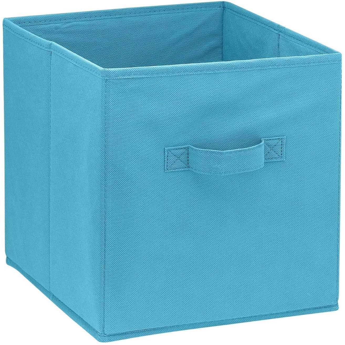 HOMESTO 11-Inch Fabric Foldable Storage Cubes Organizer with Handles - Image 3