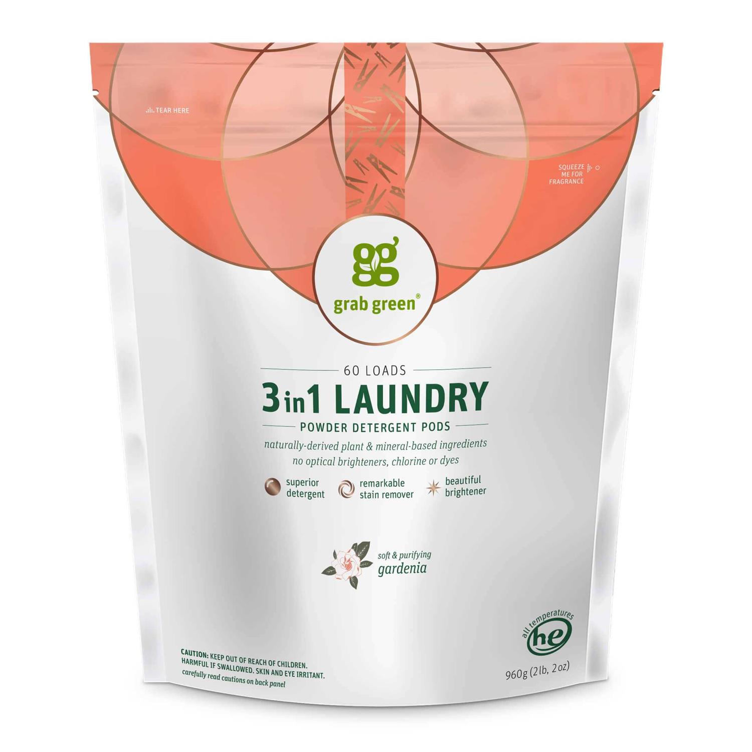 3 in 1 Laundry Detergent Pods Grab Green - Image 5