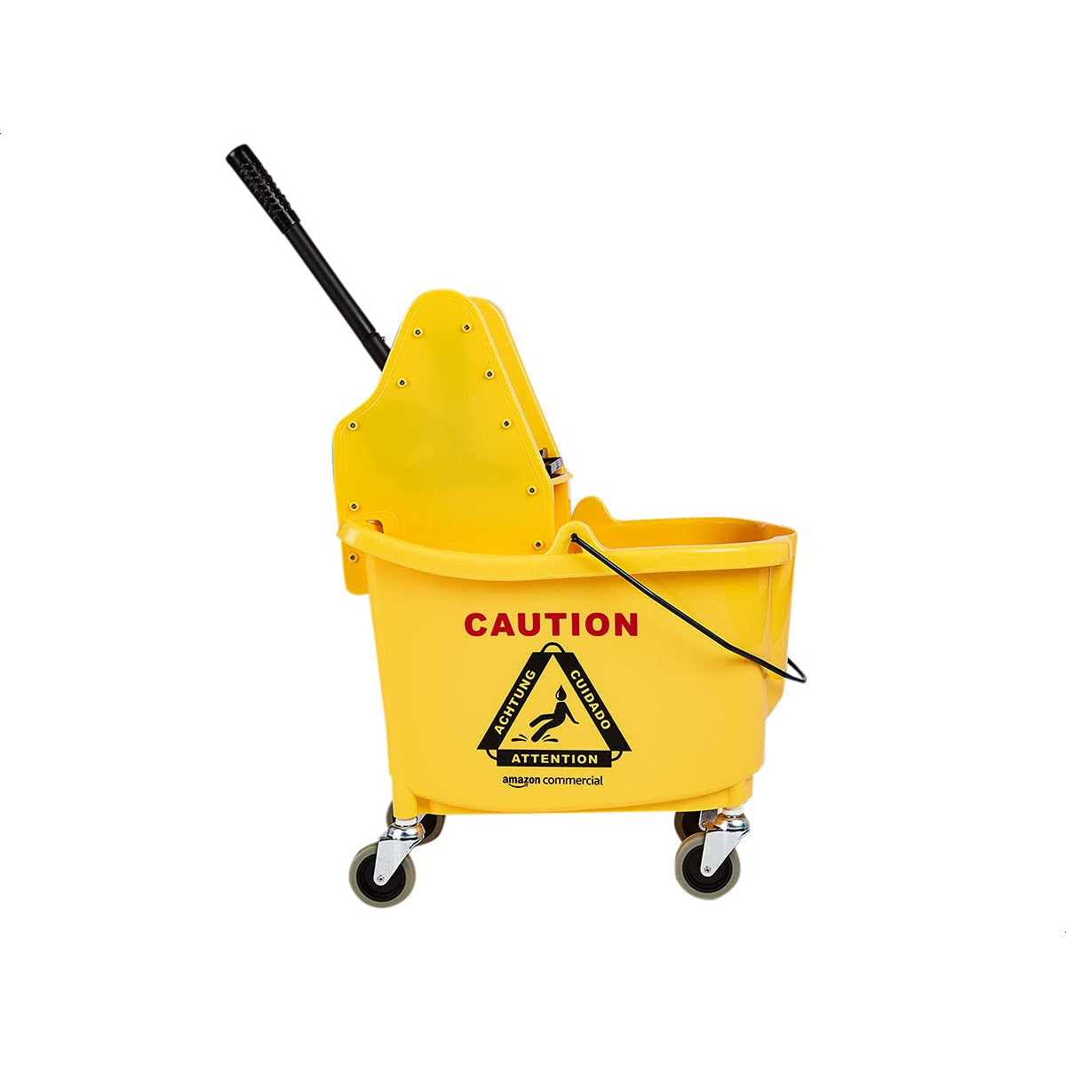 Amazoncommercial Mop Bucket and Down Press Wringer Combo - Image 3