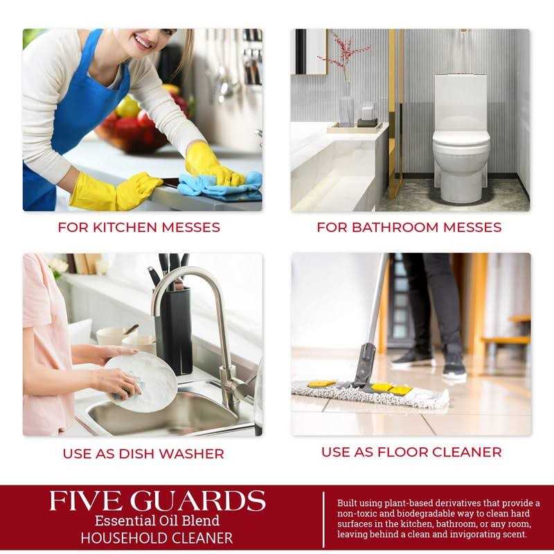 Natural Riches Household Cleaner Concentrate Five Guards Tales of French Thieves Essential oil Blend Household Cleaner - Image 5