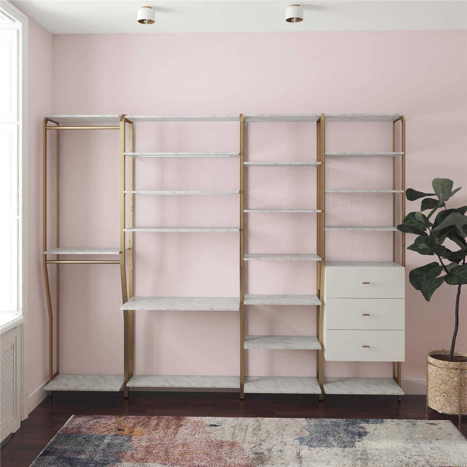 CosmoLiving by Cosmopolitan Gwyneth Closet Vanity - Image 3