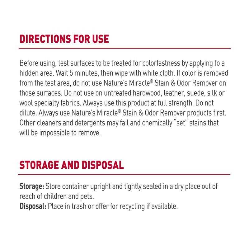 Nature's Miracle Stain & Odor Remover for Cats - Image 4