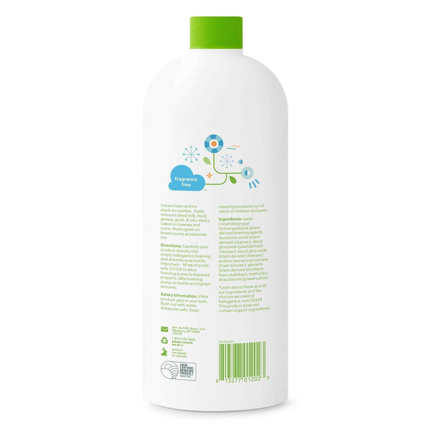 Babyganics Foaming Dish & Bottle Soap - Image 3