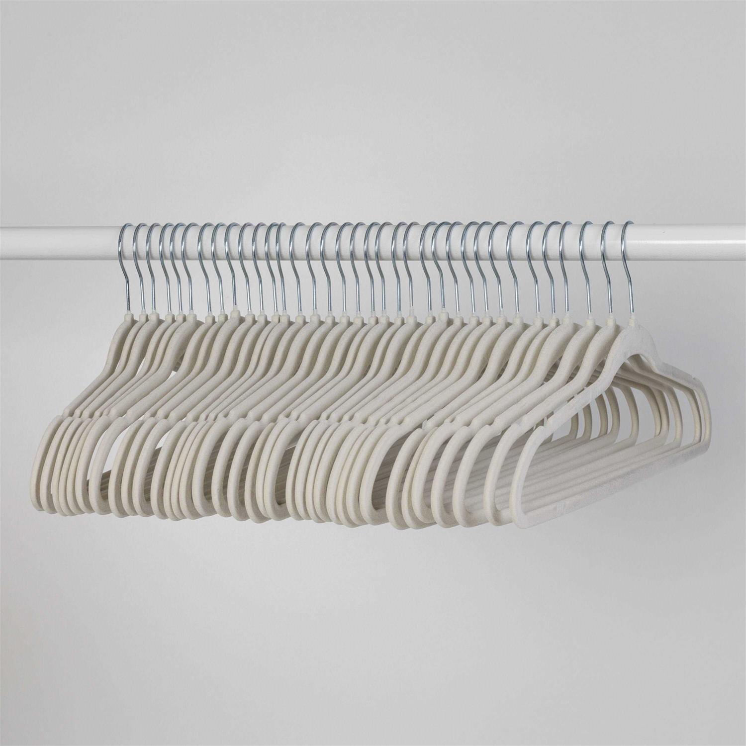 Honey Can Do Slim-Profile Non-Slip Velvet Hangers - Image 4