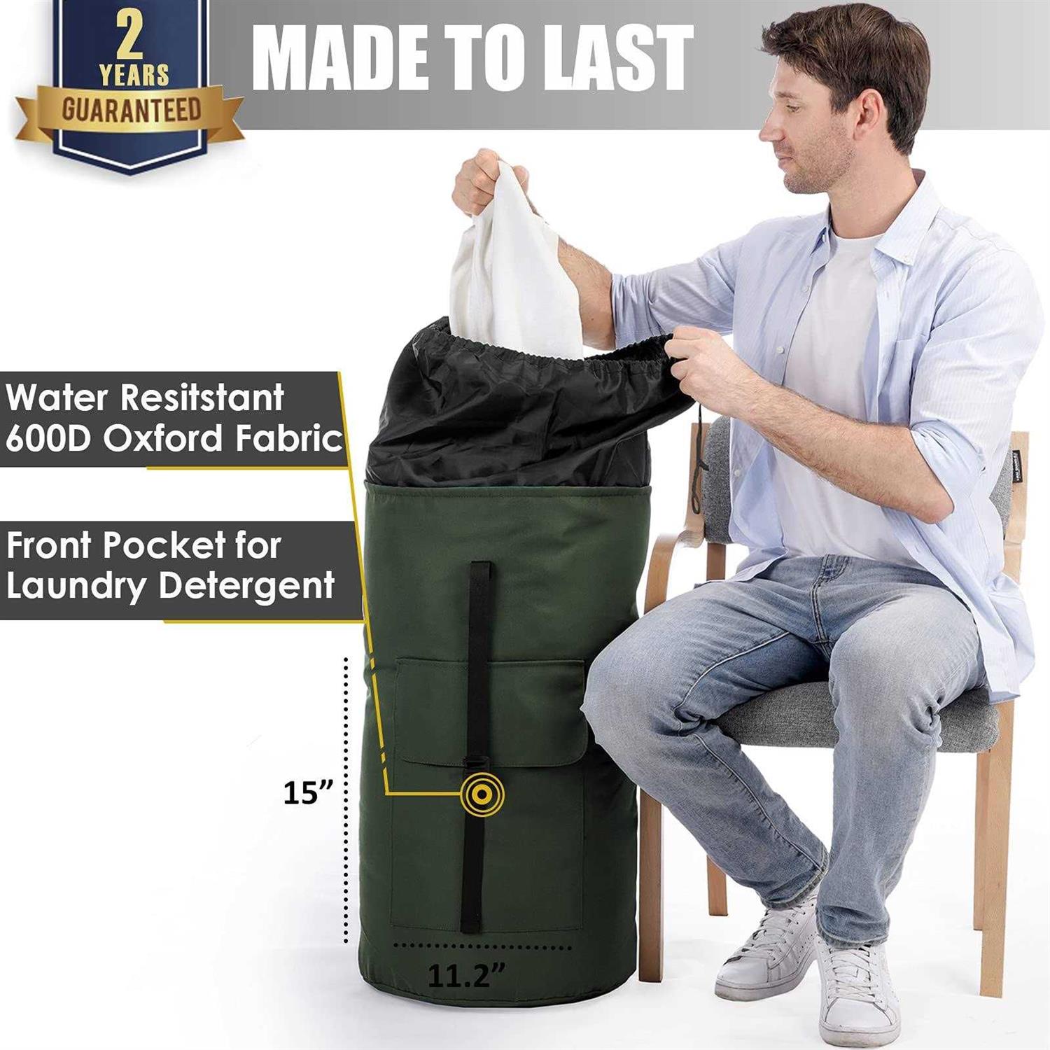 Backpack Laundry Bag 115L Laundry Bag Heavy Duty Extra Large - Image 3