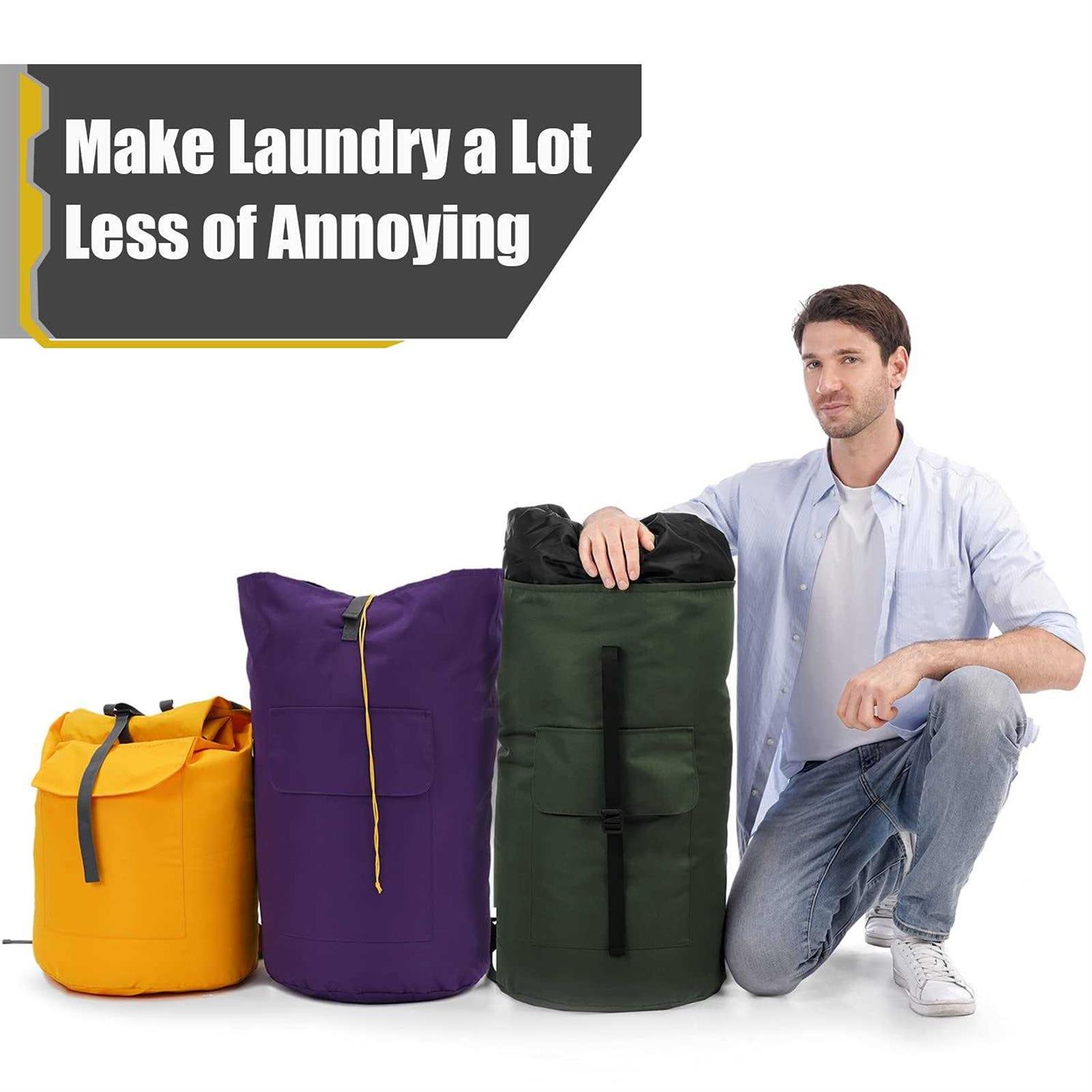 Backpack Laundry Bag 115L Laundry Bag Heavy Duty Extra Large - Image 4