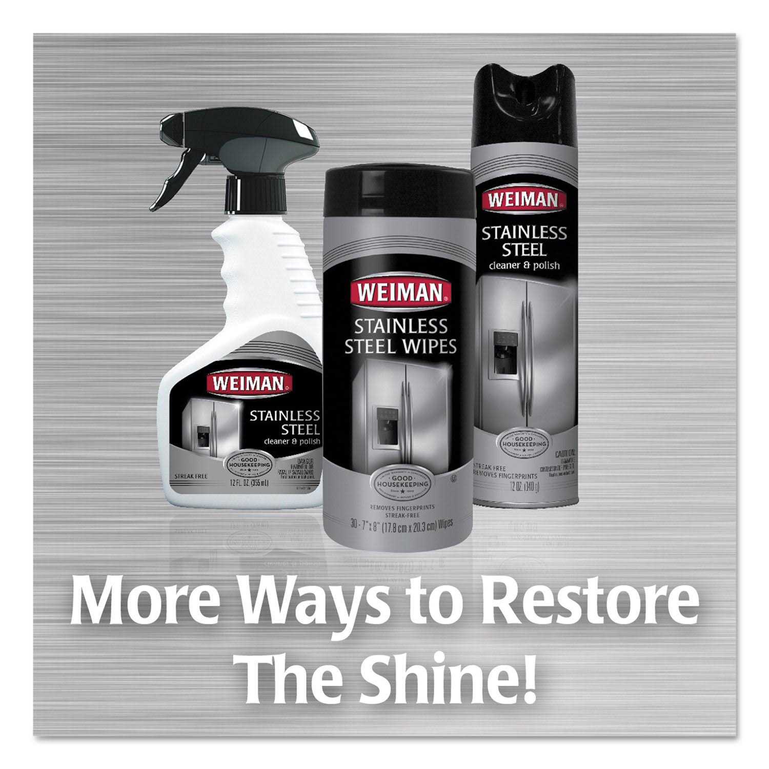 Weiman Stainless Steel Cleaner and Polish - Image 3