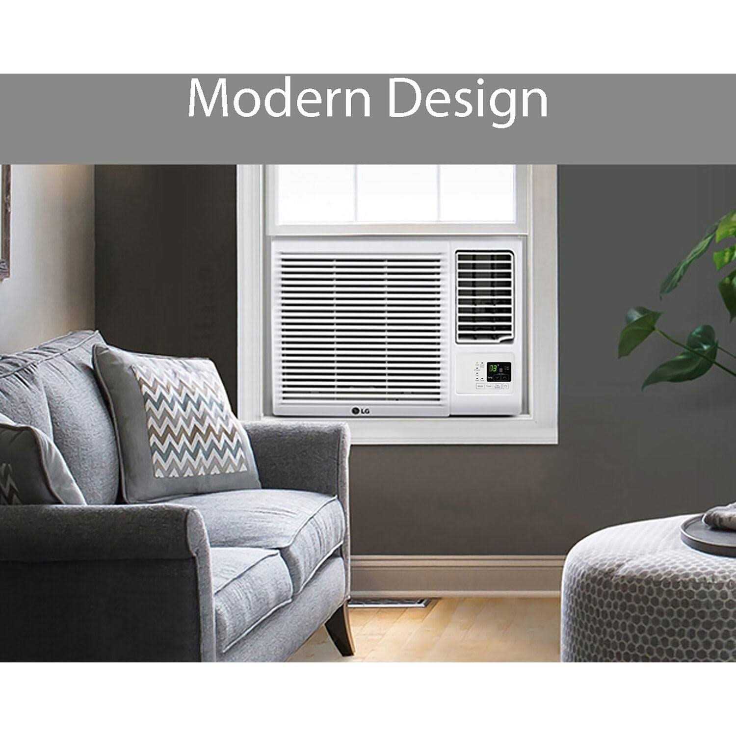 LG 8,000 BTU Heat and Cool Window Air Conditioner with Wifi Controls - Image 3