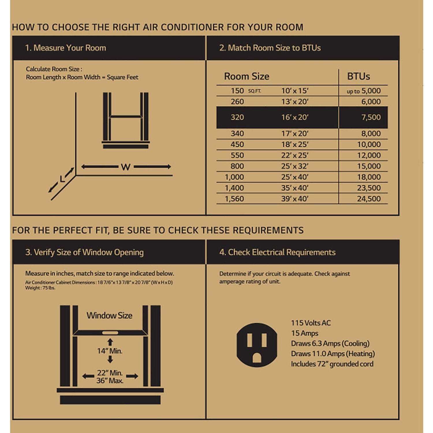LG 8,000 BTU Heat and Cool Window Air Conditioner with Wifi Controls - Image 4