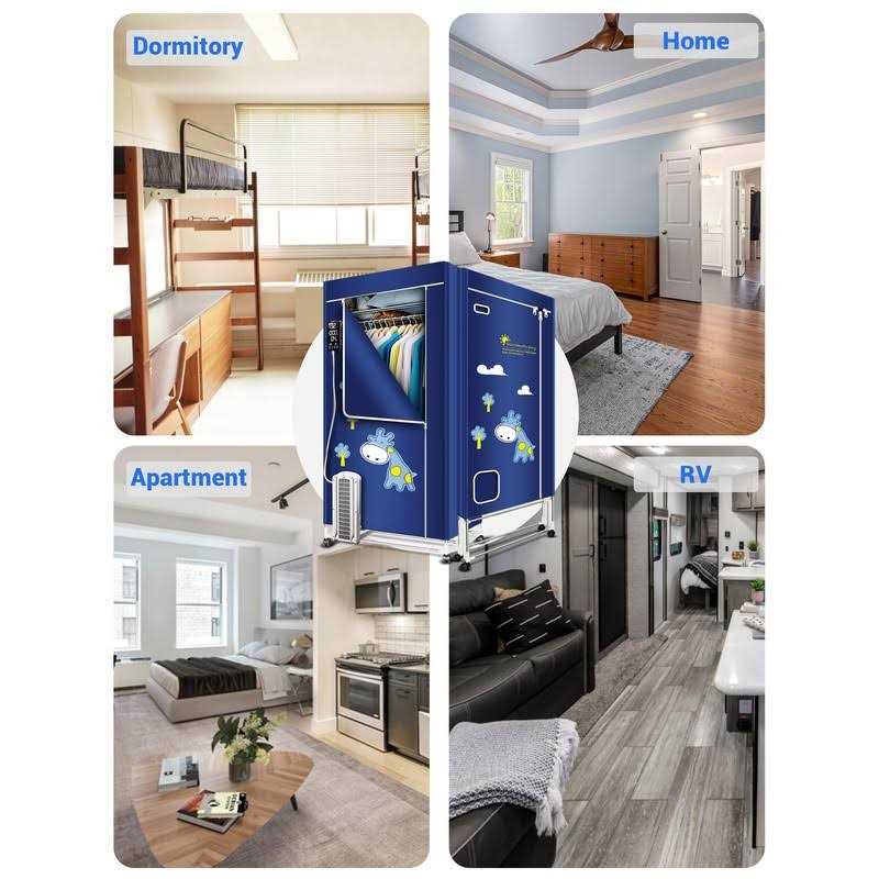 KASYDoFF Portable Dryer 35LB Capacity-67Inch Clothes Dryer 1600W-3 Tier Foldable Portable Clothes Dryer Rack - Image 5