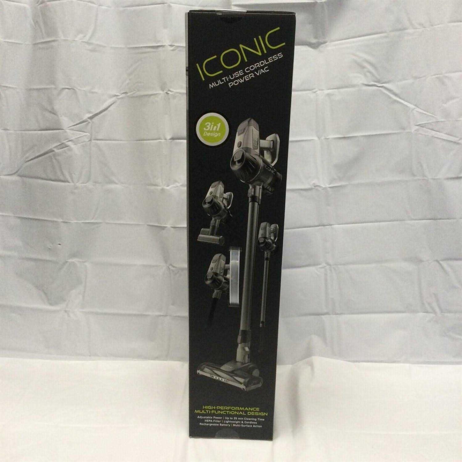 ICONIC Cordless Power 3-in-1 Stick Vacuum Gray One - Image 3