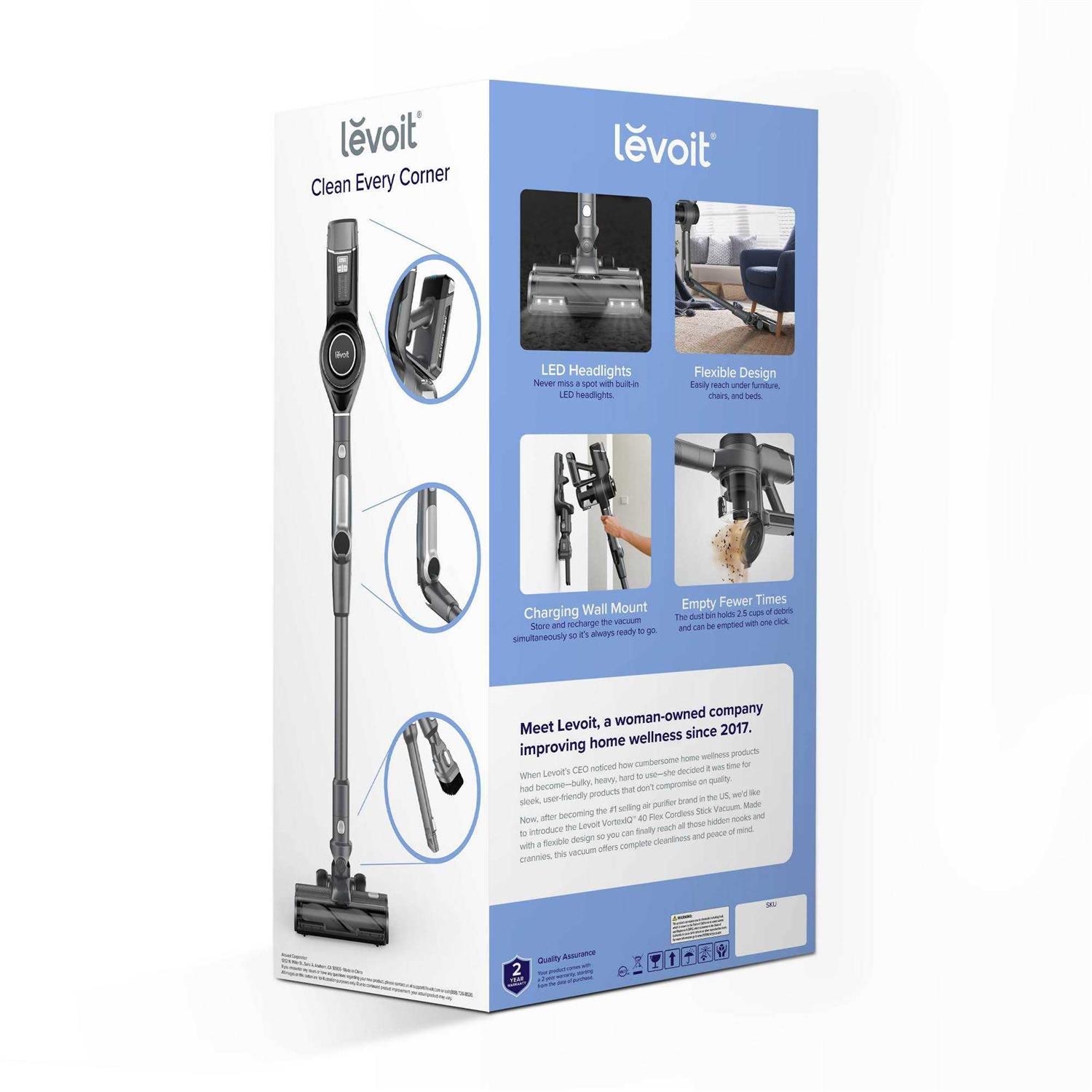 Levoit VortexIQ 40 Flex Cordless Stick Vacuum - Image 4