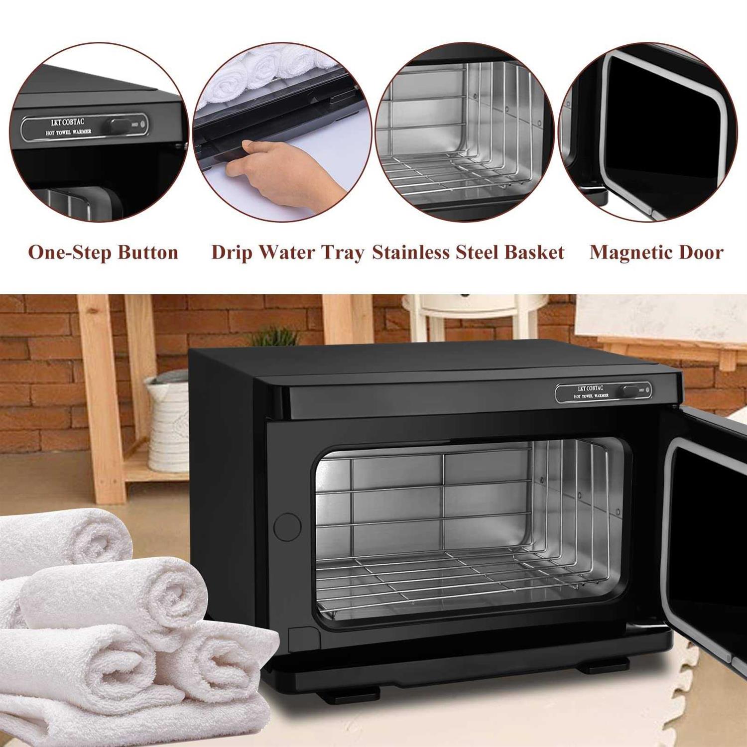 LKT COBTAC Hot Towel Warmer,Medium Towel Warmer Cabinet,Spa Hot Towel Caddy for Facial - Image 5