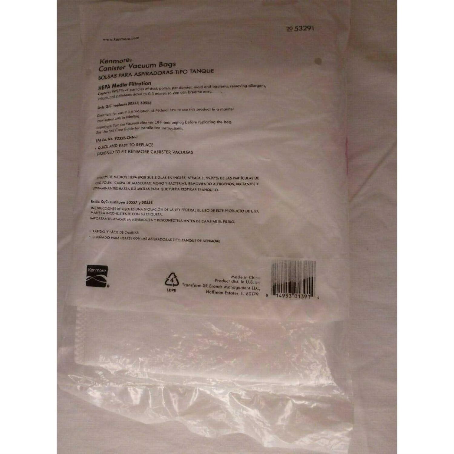 Kenmore Type Q Hepa Canister Vacuum Bags - Image 4