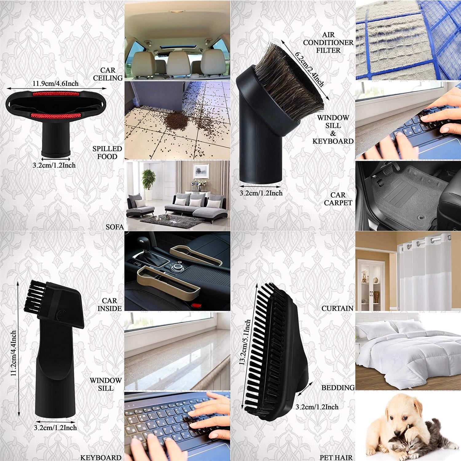 Household Cleaning Kit Attachments Vacuum Cleaner Accessories Universal Vacuum H - Image 5
