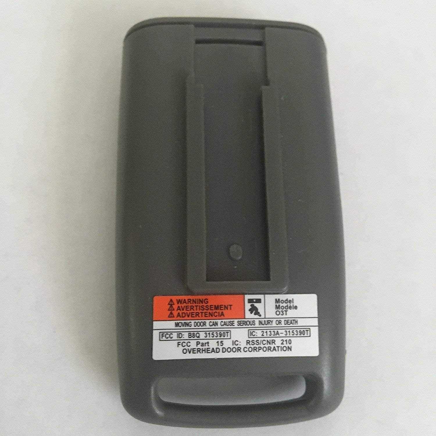 Overhead Door O3T-BX Garage Door Remote - Image 5