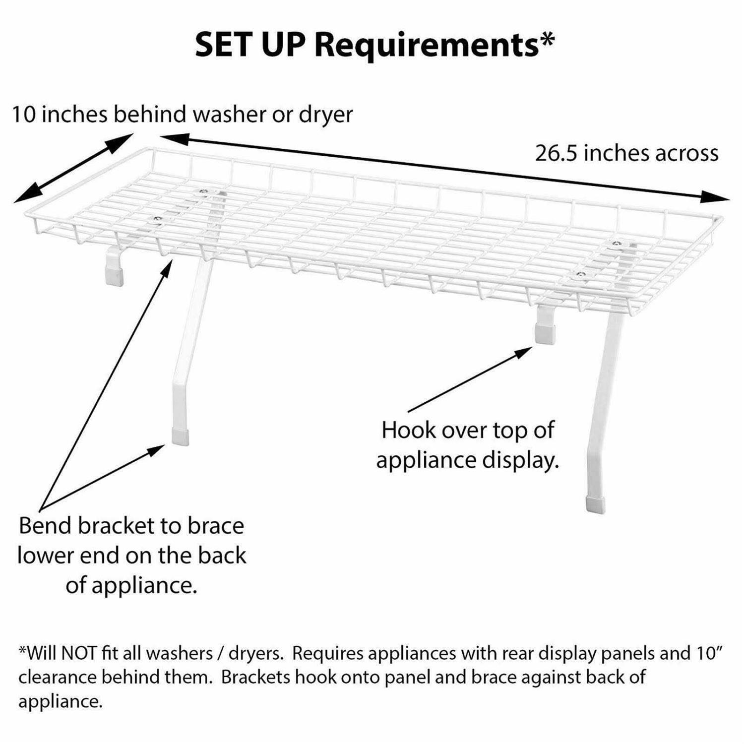 Household Essentials Over-the-Washer Shelf - Image 4