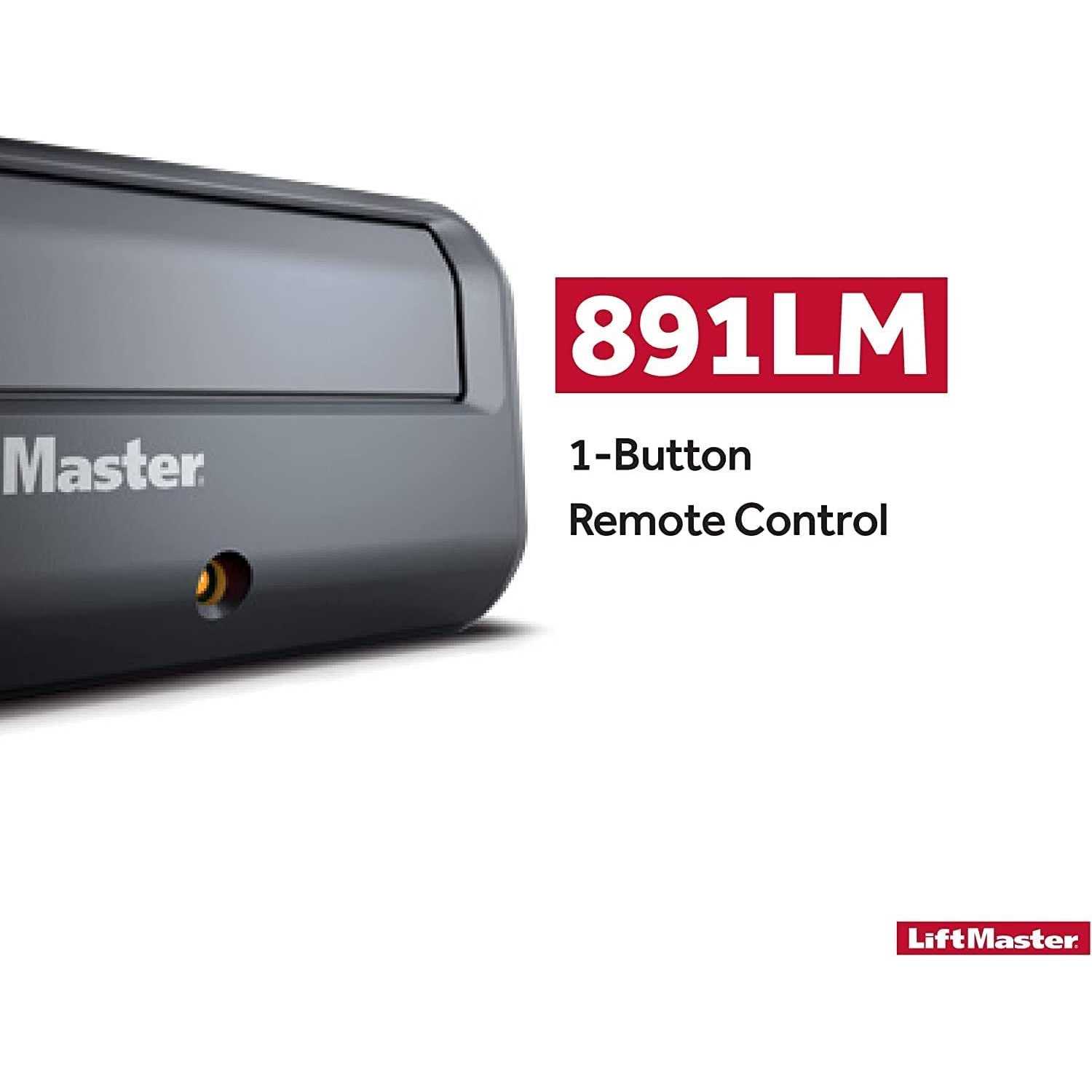 LiftMaster 891LM 1 Button Garage Door Opener Remote Control - Image 4