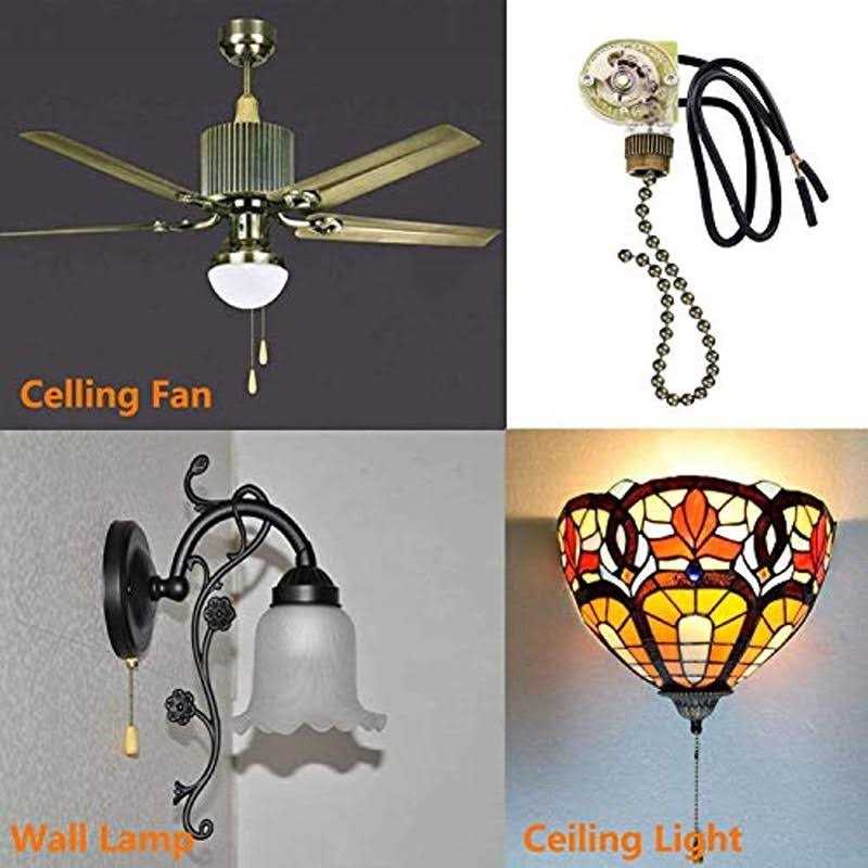 Hunter Switch Ceiling Fan Light Switch Zing Ear Pull Chain Switch ZE-109 Fan Light Switch - Image 5
