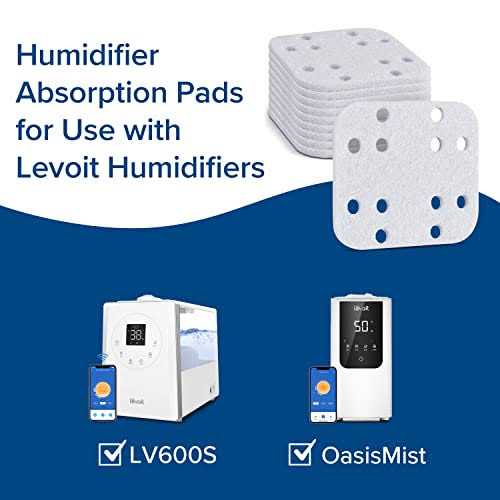 LEVOIT Humidifier Replacement Filters 10-Pack Mineral Absorption Pad - Image 4