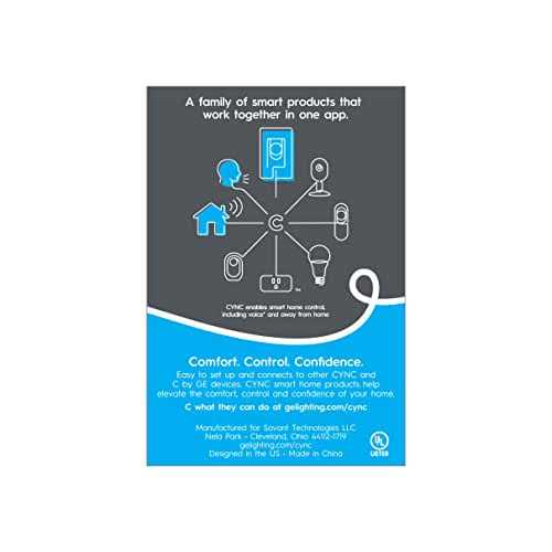 GE Cync Smart Ceiling Fan Switch - Image 3