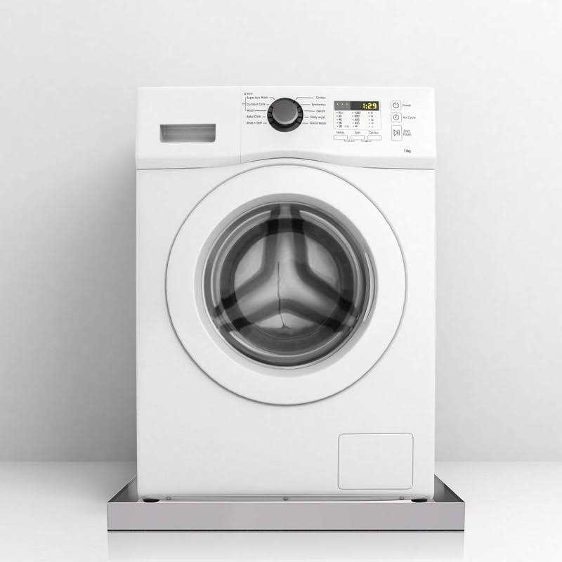 3 BUZZLETT 28 x 30 x 2.5 Heavy Duty 304 Stainless Steel Washer Machine Drip Drain Pan Floor Tray with anti-slip bottom pad - Image 5