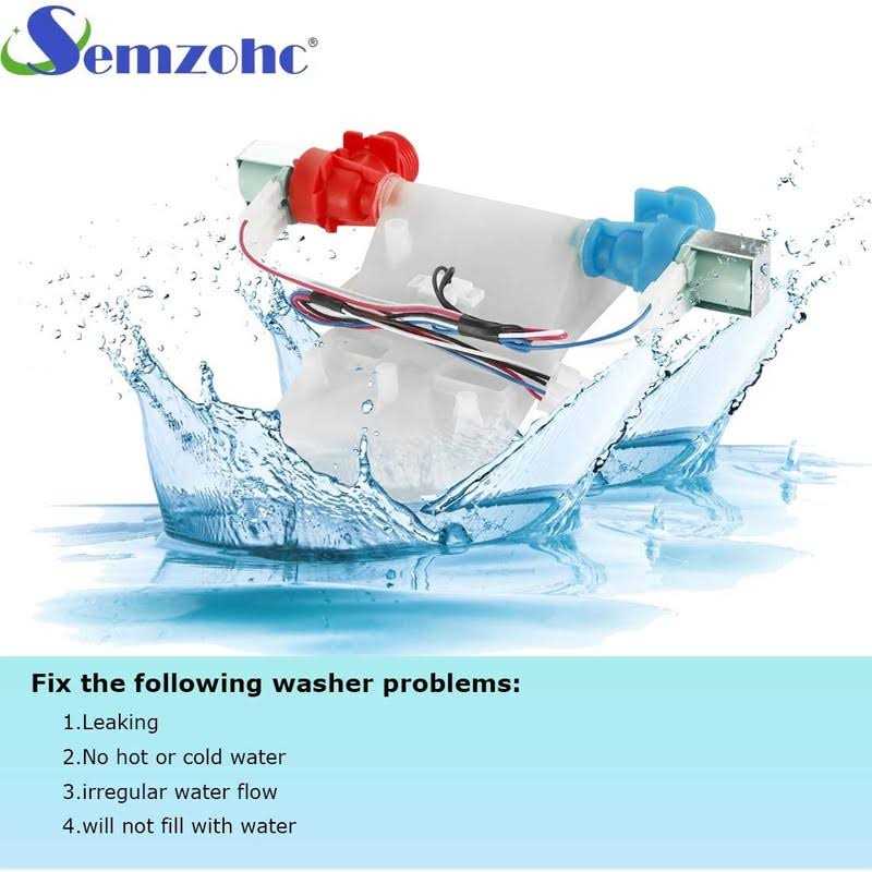 Semzohc W11210459 WTW5000DW1 WTW4816FW2 Washer Washing Water Inlet Valve Compatible with amana - Image 3