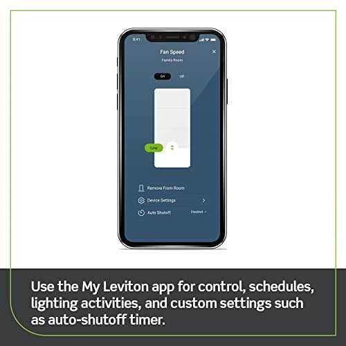 Leviton D24Sf-2Rw Decora Smart Wi-Fi 2Nd Gen Fan Speed Controller - Image 5