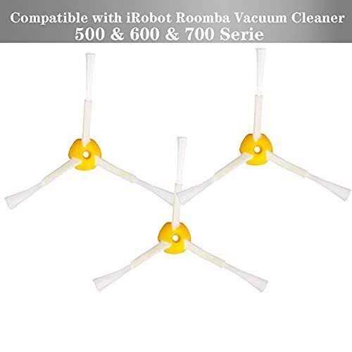 HyacGoaw Replaced Side Brushes Compatible With Irobot Roomba 500 & 600 & 700 Series Vacuum Cleaner,3-armed Side Brushes Compatible - Image 3