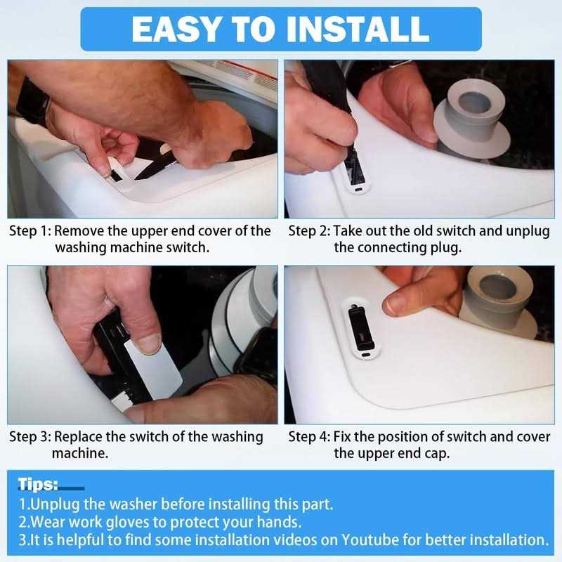 WH01X27954 Washer Lid Lock Switch Compatible with GE and Hotpoint Top Load Washing Machine Door Lock Replacement Parts WH01X26114 - Image 5