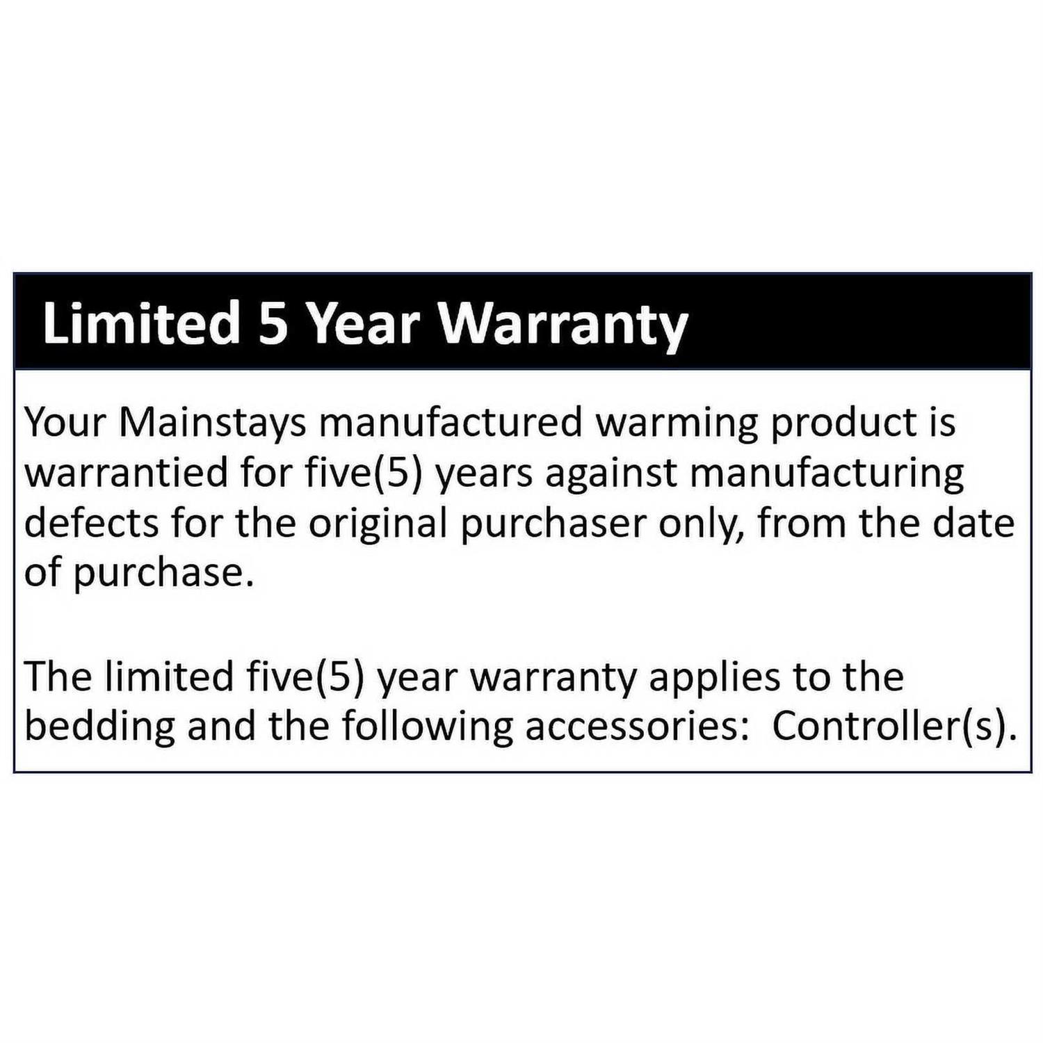 Mainstays Fleece Electric Heated Blanket - Image 4