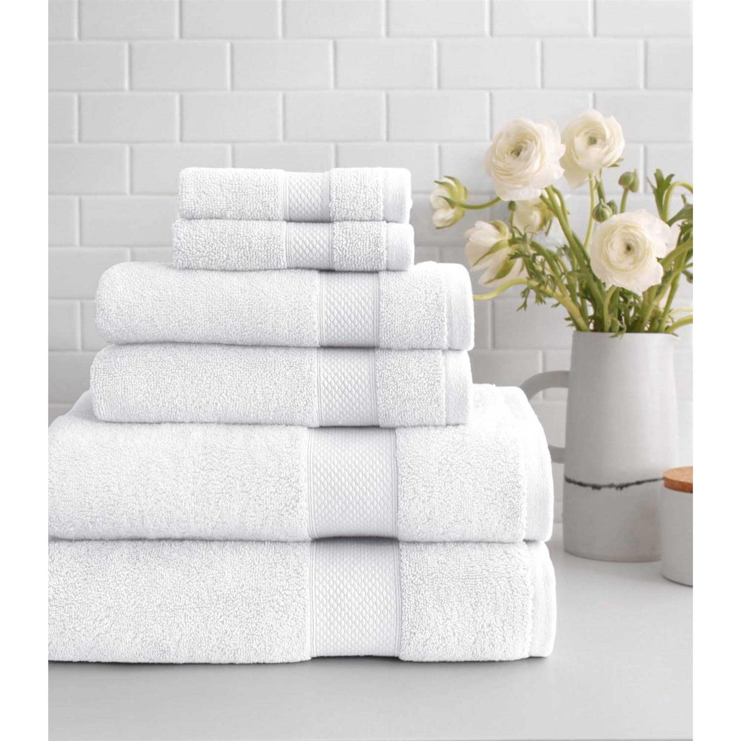 Peacock Alley Turkish Cotton 6-Piece Towel Set - Image 4