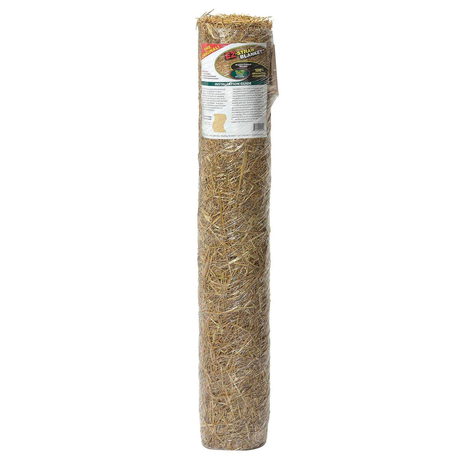 Rhino Seed EZ Erosion Control Straw Blanket - Image 4