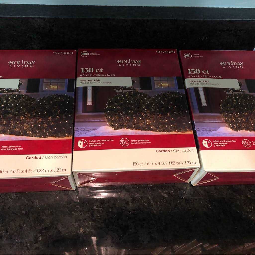 Holiday Living Clear 150-Bulb Mini Net Light Set - Image 5