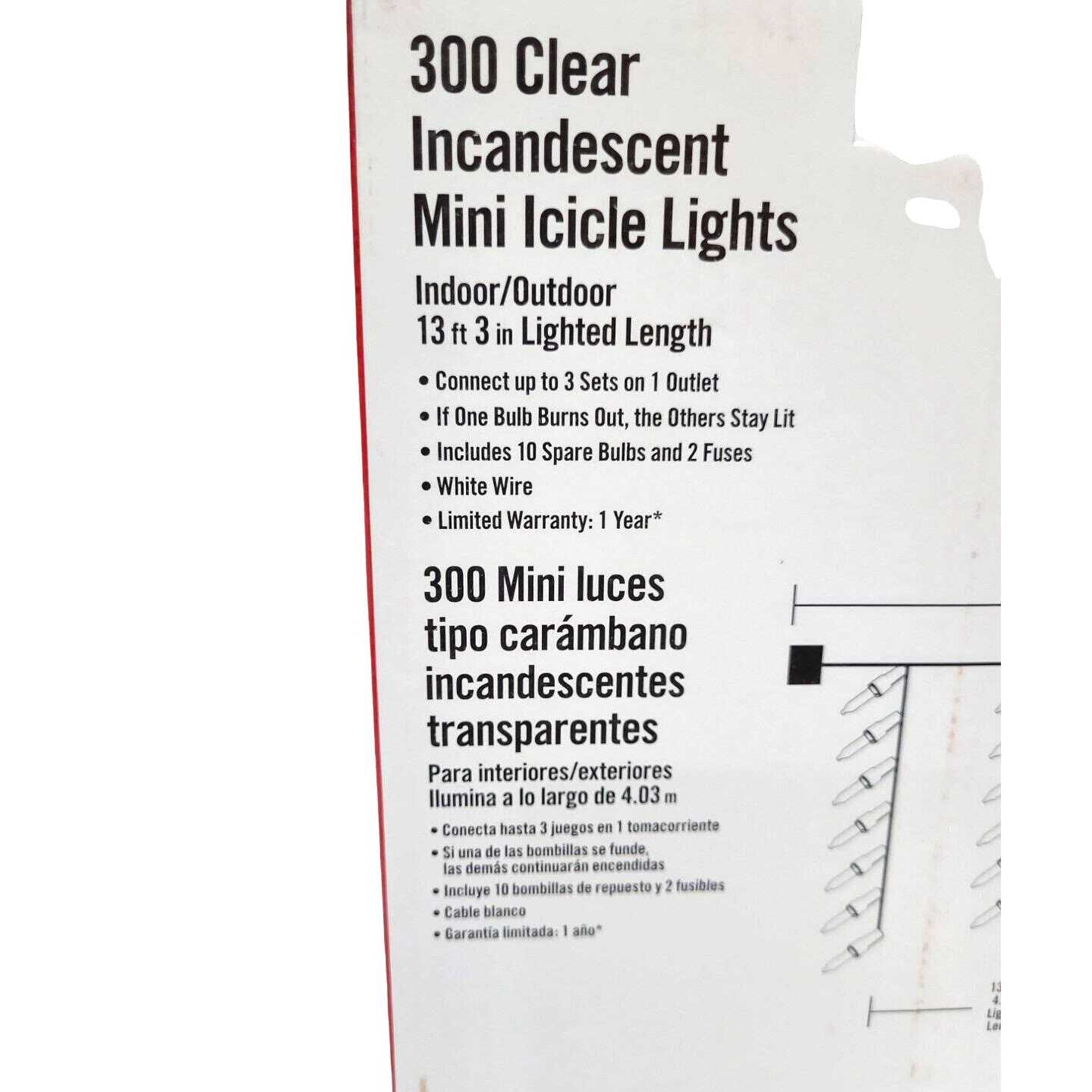Home Accents 300 Clear Incandescent Mini Lights - Image 4