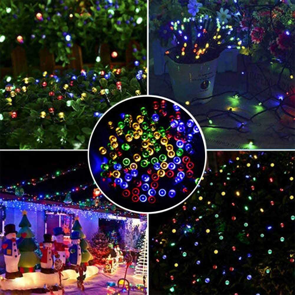 Home Lighting 66ft Christmas Decorative Mini Lights 200 LED Green Wire Fairy Starry String Lights Plug - Image 5