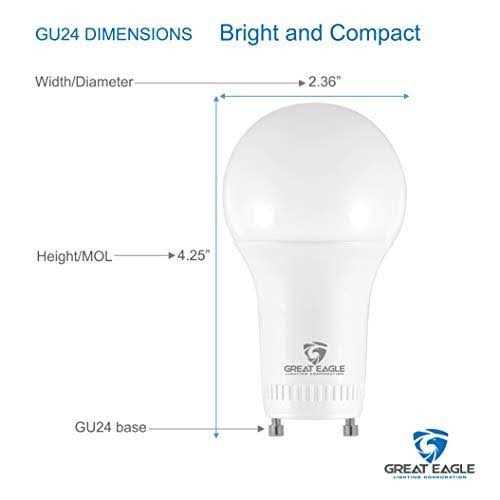 Great Eagle Lighting Corporation LED Gu24 Base A19 Shape 9W - Image 5