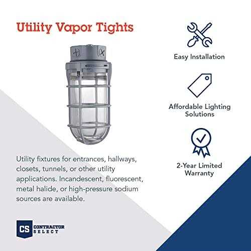Lithonia Lighting VC150I M12 Vapor Tight Utility Light - Image 4