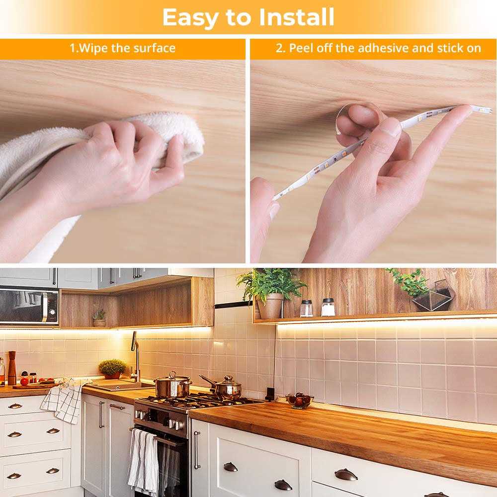 govee warm white led strip lights bright 300 leds 3000k dimmable light strip - Image 4