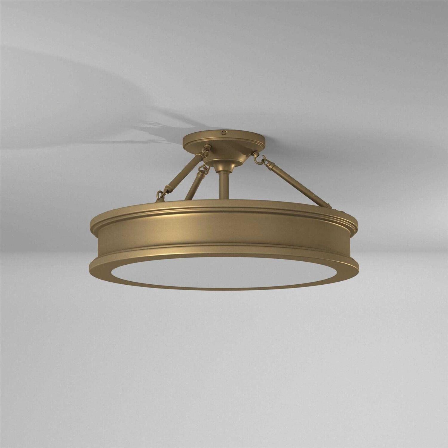 Minka Lavery Harbour Point 3 Light Semi Flush Mount 4177 - Image 3