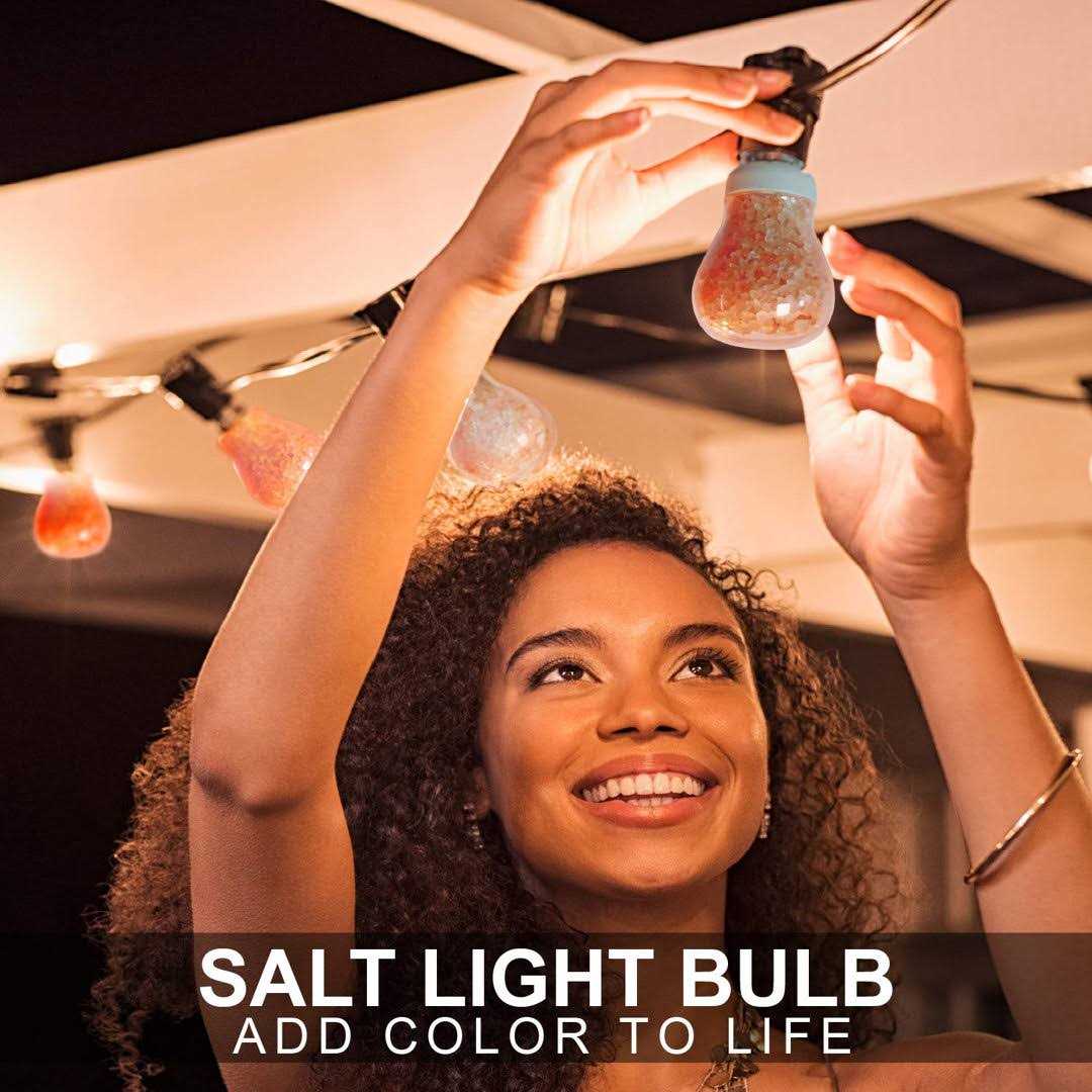 Himalayan Glow Salt Light Bulbs 60-Watt Equivalent - Image 3