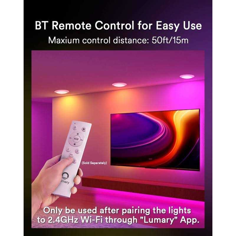 Lumary Smart LED Flush Mount Disk Lights 13W LED Retrofit Can Lights Cri90 - Image 4