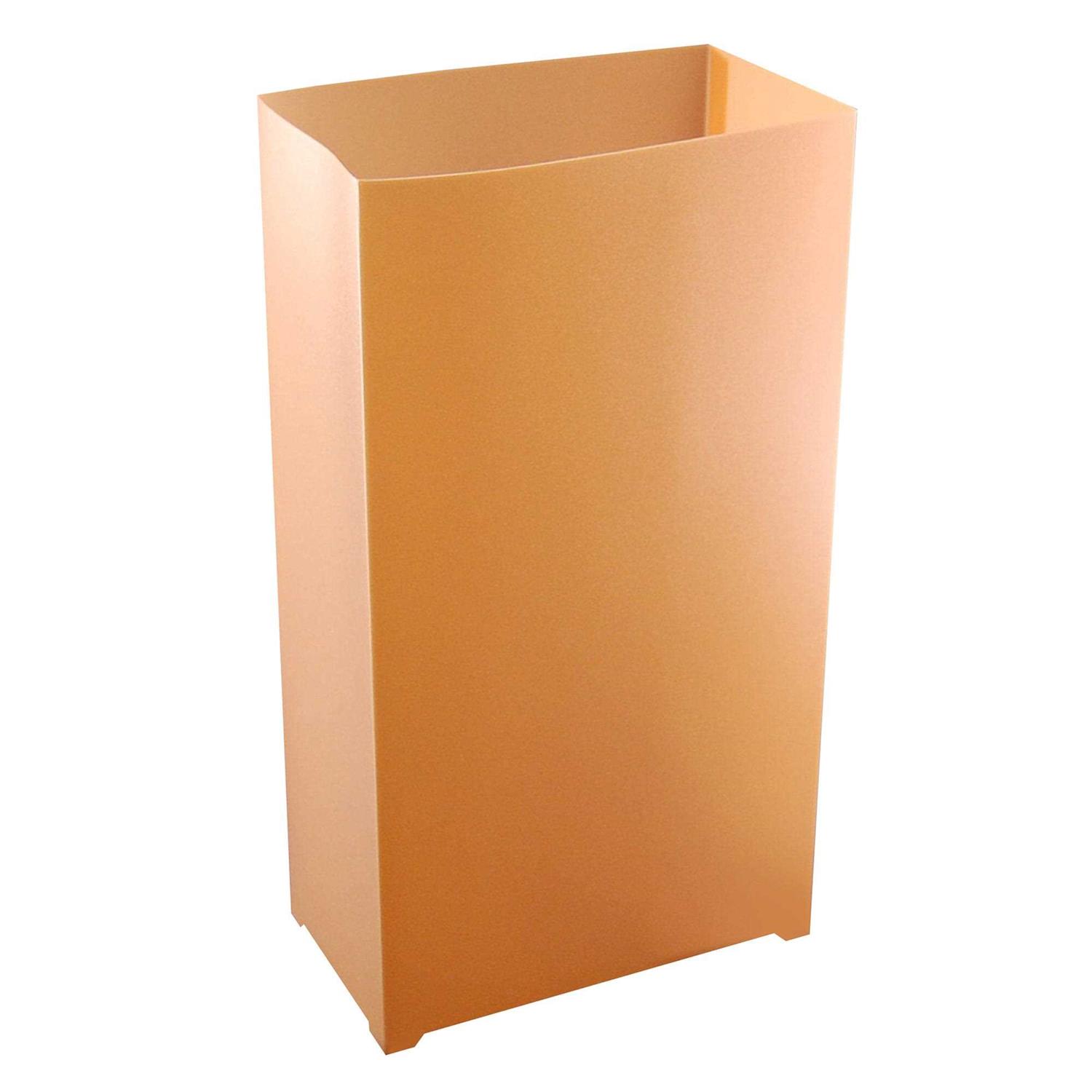 LumaBase 10 Tan Plastic Luminaria Bags - Image 5