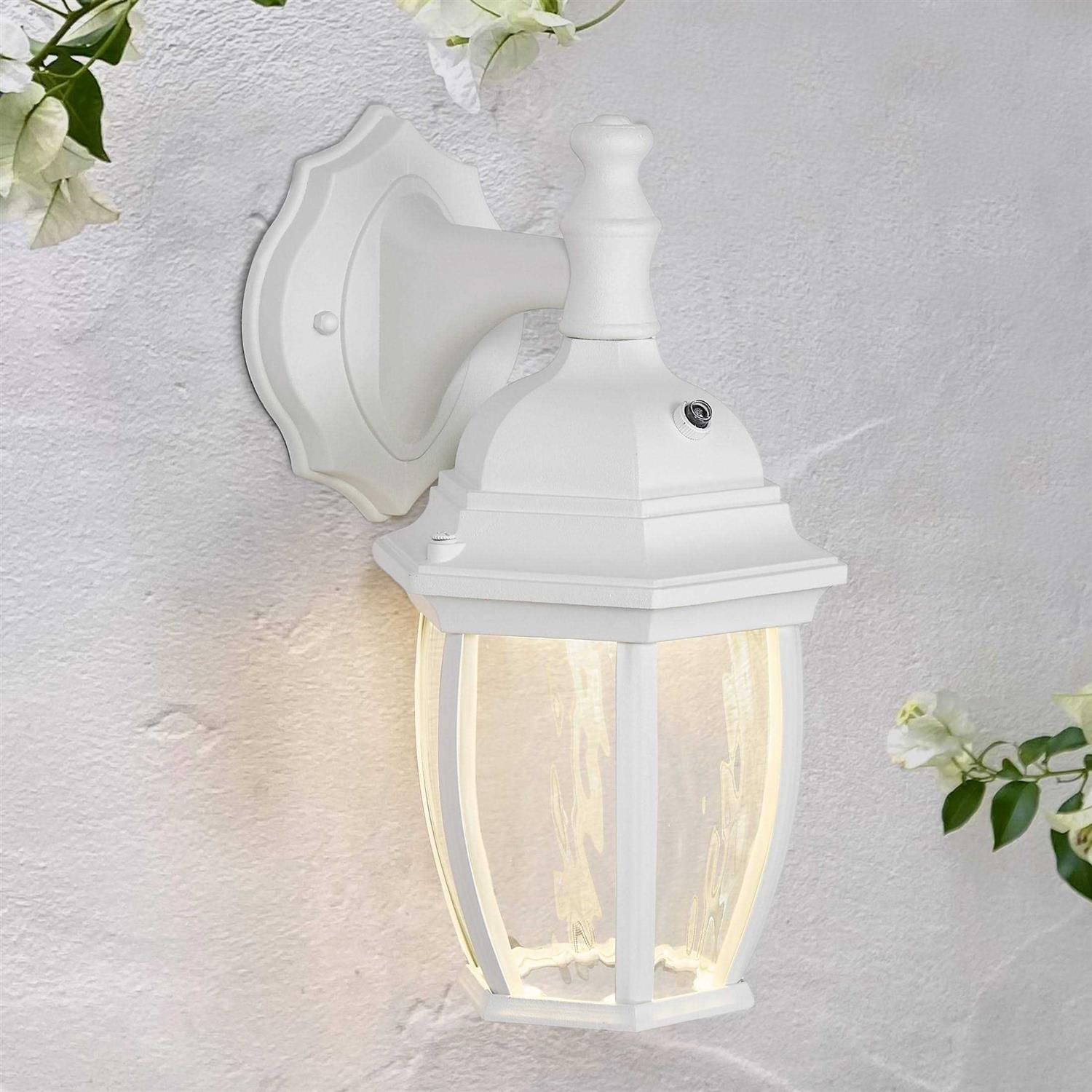 Maxxima LED Outdoor Wall Light Clear Water Glass - Image 3