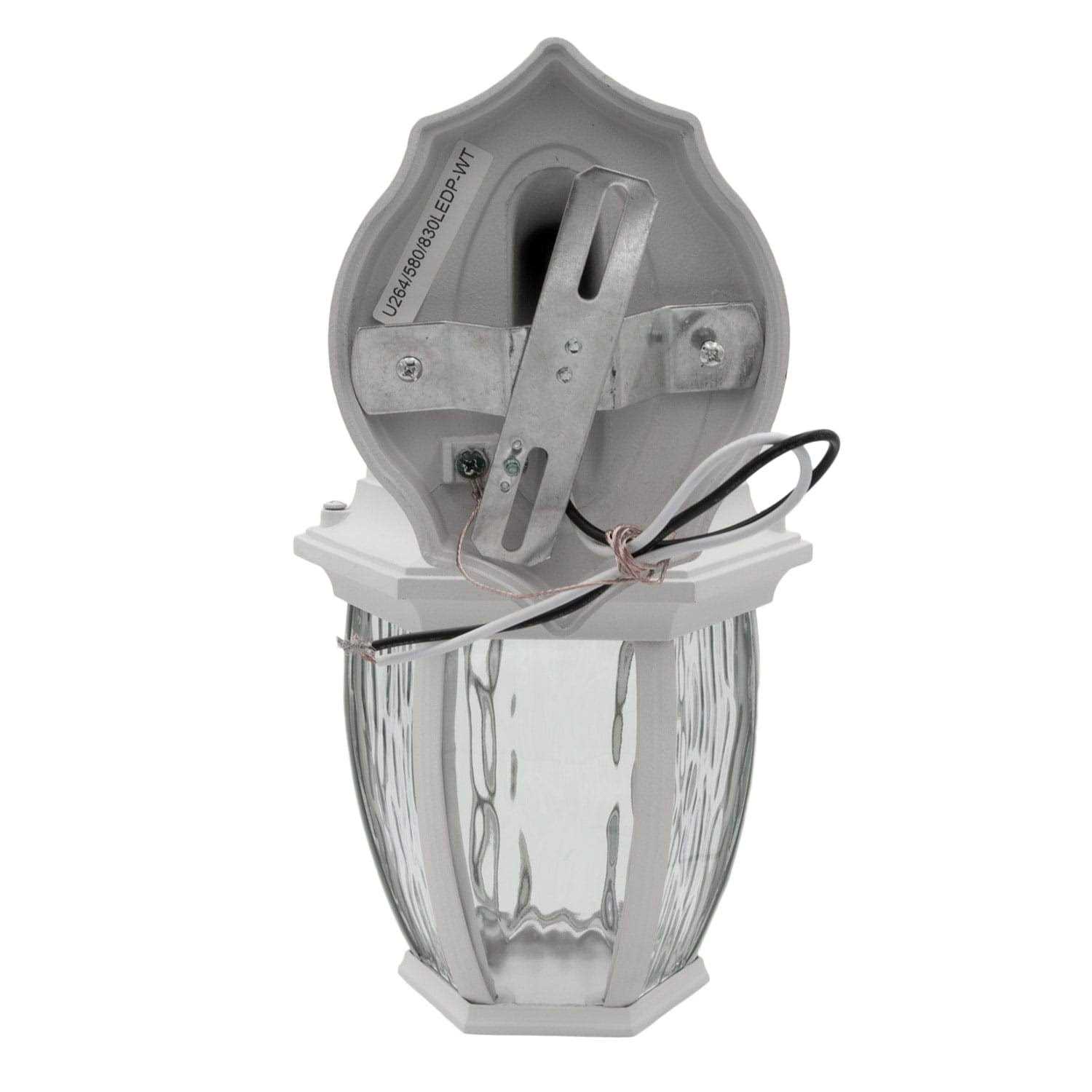 Maxxima LED Outdoor Wall Light Clear Water Glass - Image 4
