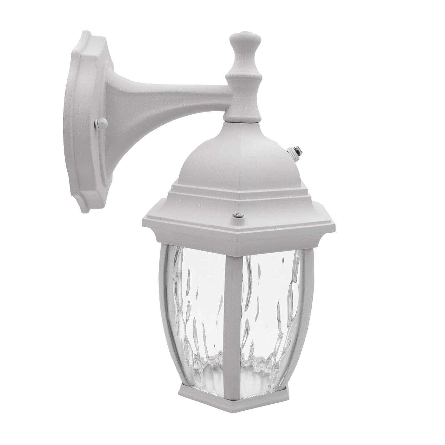 Maxxima LED Outdoor Wall Light Clear Water Glass - Image 5