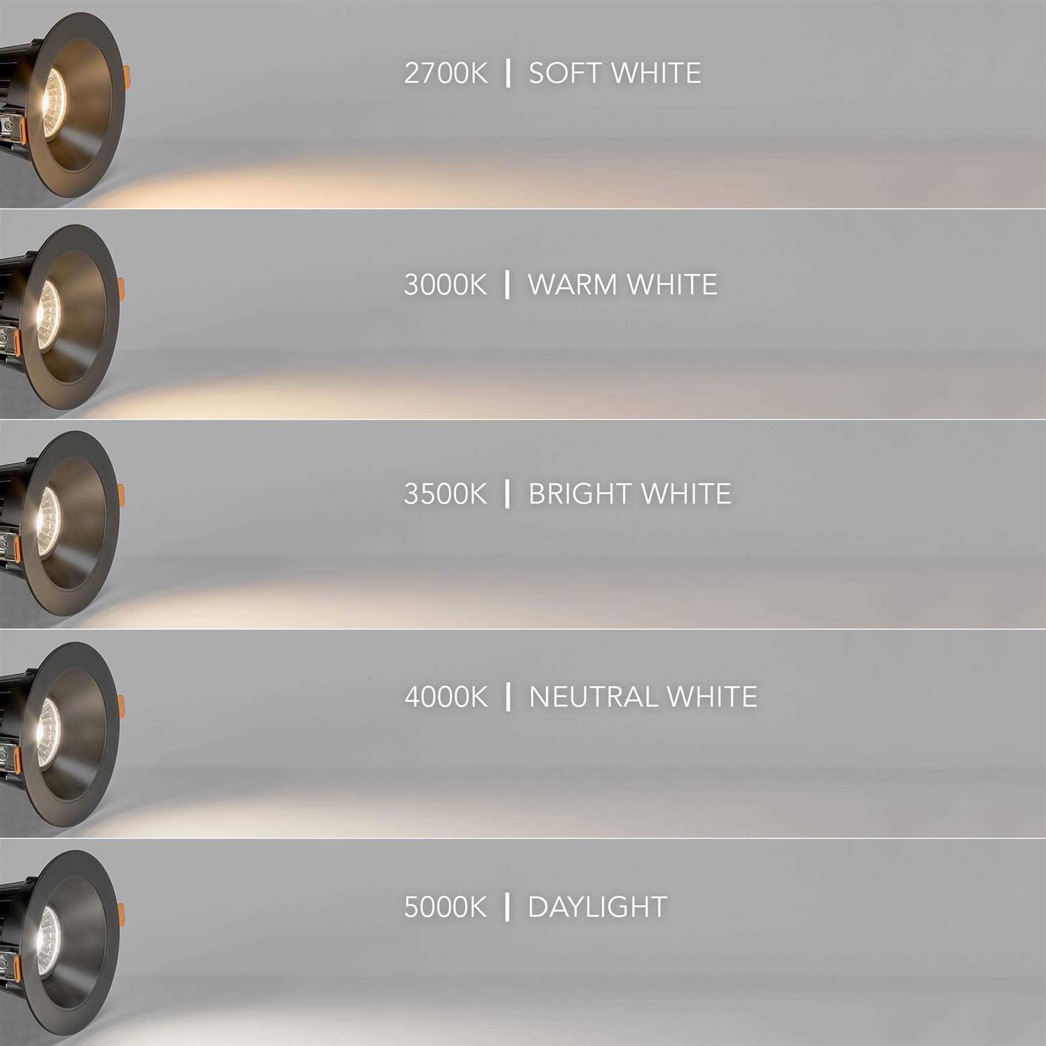 Maxxima 4 in. Ultra Thin Recessed Anti-Glare LED Ceiling Downlight Canless IC Rated - Image 3