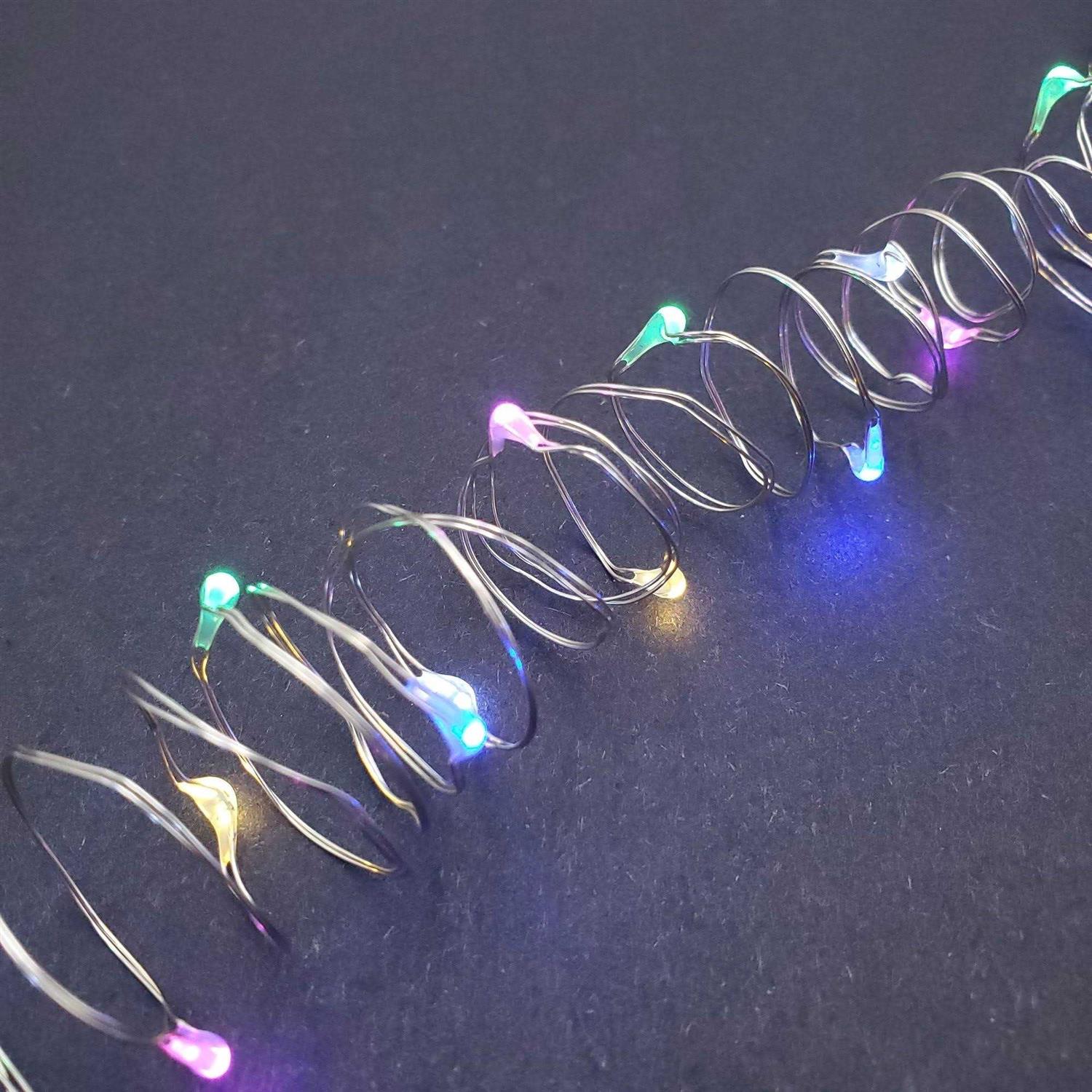 LumaBase Battery Operated LED Fairy String Lights with Timer - Image 4