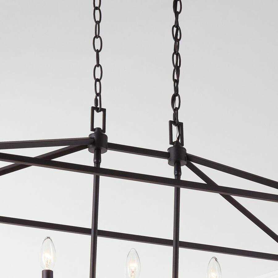 Home Decorators Collection Weyburn 4-Light Caged Chandelier - Image 3